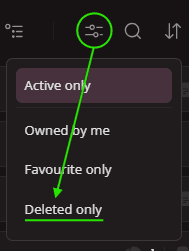 Docs-filter-show-deleted-space.png