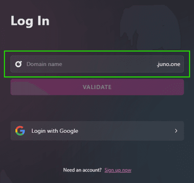 Validate domain
