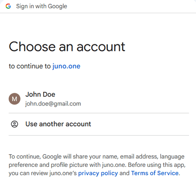 Google account