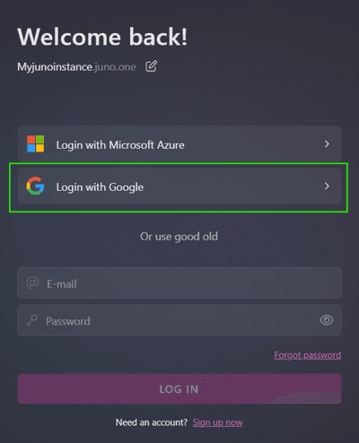 Juno tenant - google